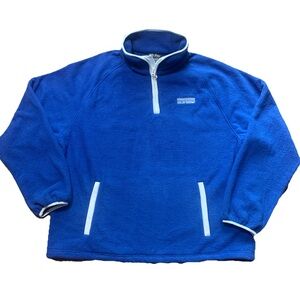 Old Row Quarter Zip Fleece Pullover Sweatshirt Royal Blue Men’s XL NWT